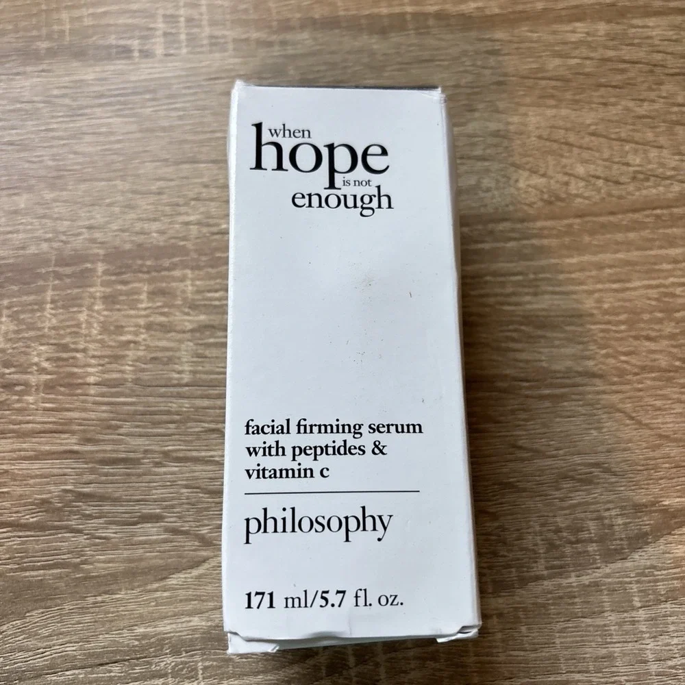 Philosophy When Hope is Not Enough Facial Firming Serum 5.7 fl oz JUMBO SIZE!